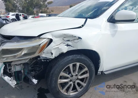 2016 Nissan Pathfinder S z USA, uszkodzony, nr VIN 5N1AR2MN0GC620976